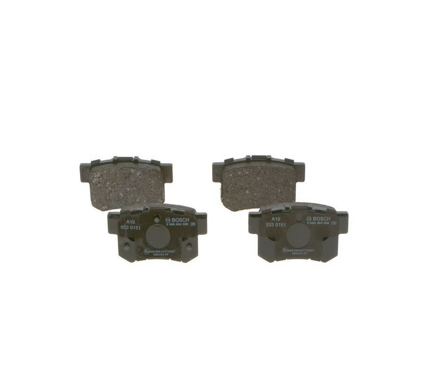 Honda Civic 2.0 vsa hatchback 1/2004 - 12/2005 118 kW Diskli fren balatası seti; arka