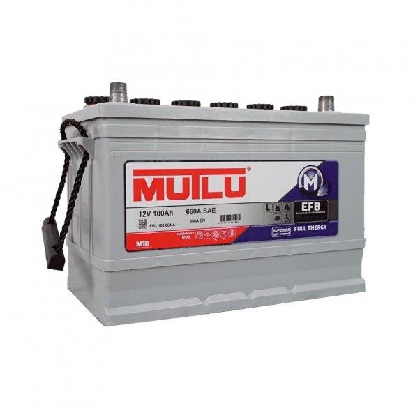 Mutlu Akü 12 Volt 100 Amper EFB Üretim Yılı 2024