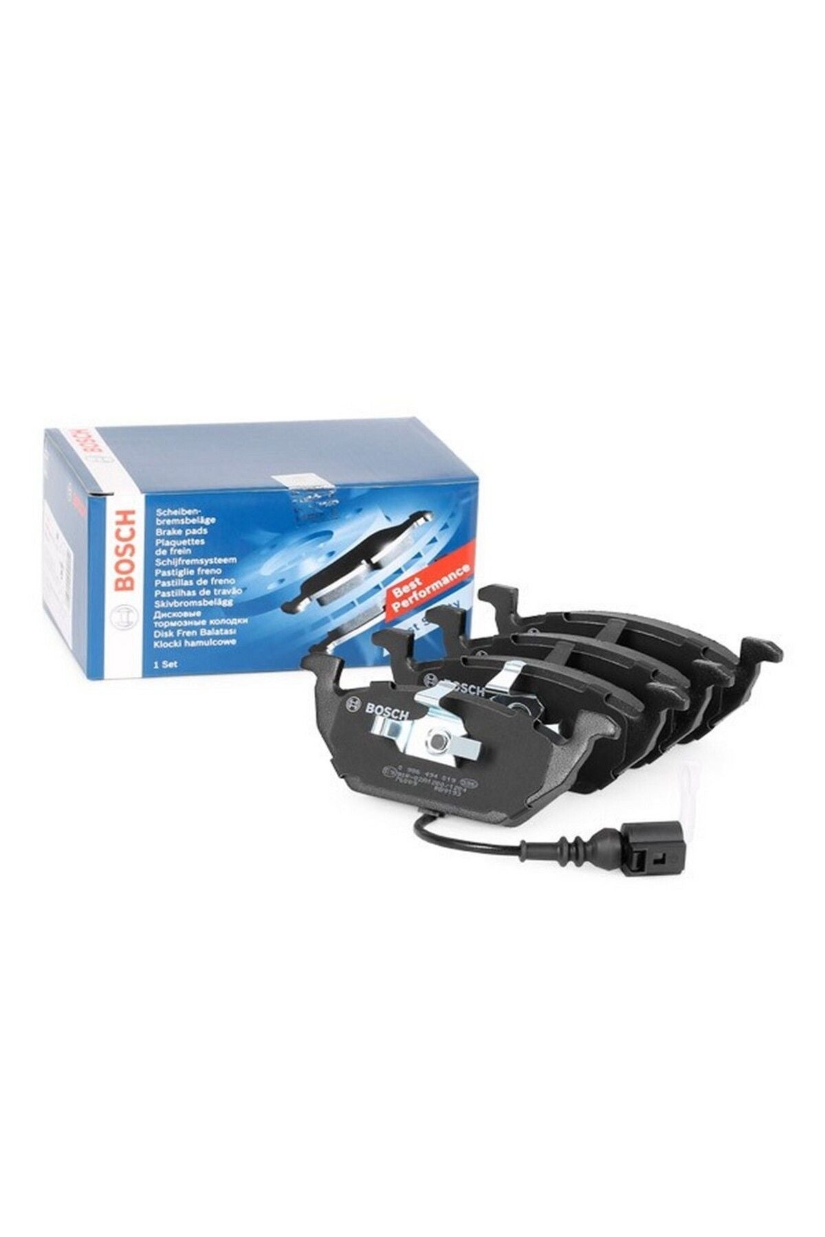 Diskli fren balatası seti; ön AUDI A3 1.8 T 3/2000 - 9/2006 132 kW 8L1