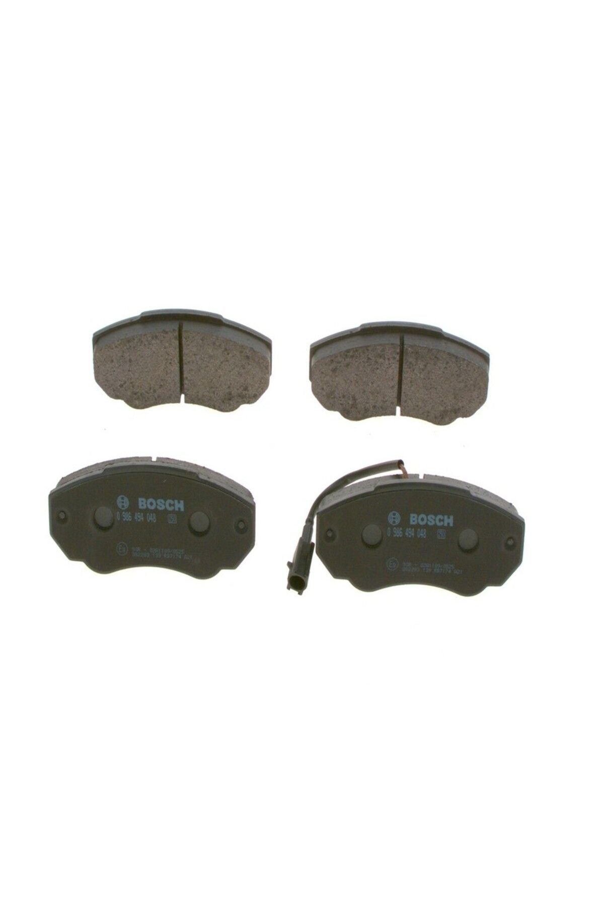 Diskli fren balatası seti; ön CITROEN Jumper 2.2 HDi 2/2002 - 12/2006 74 kW U5