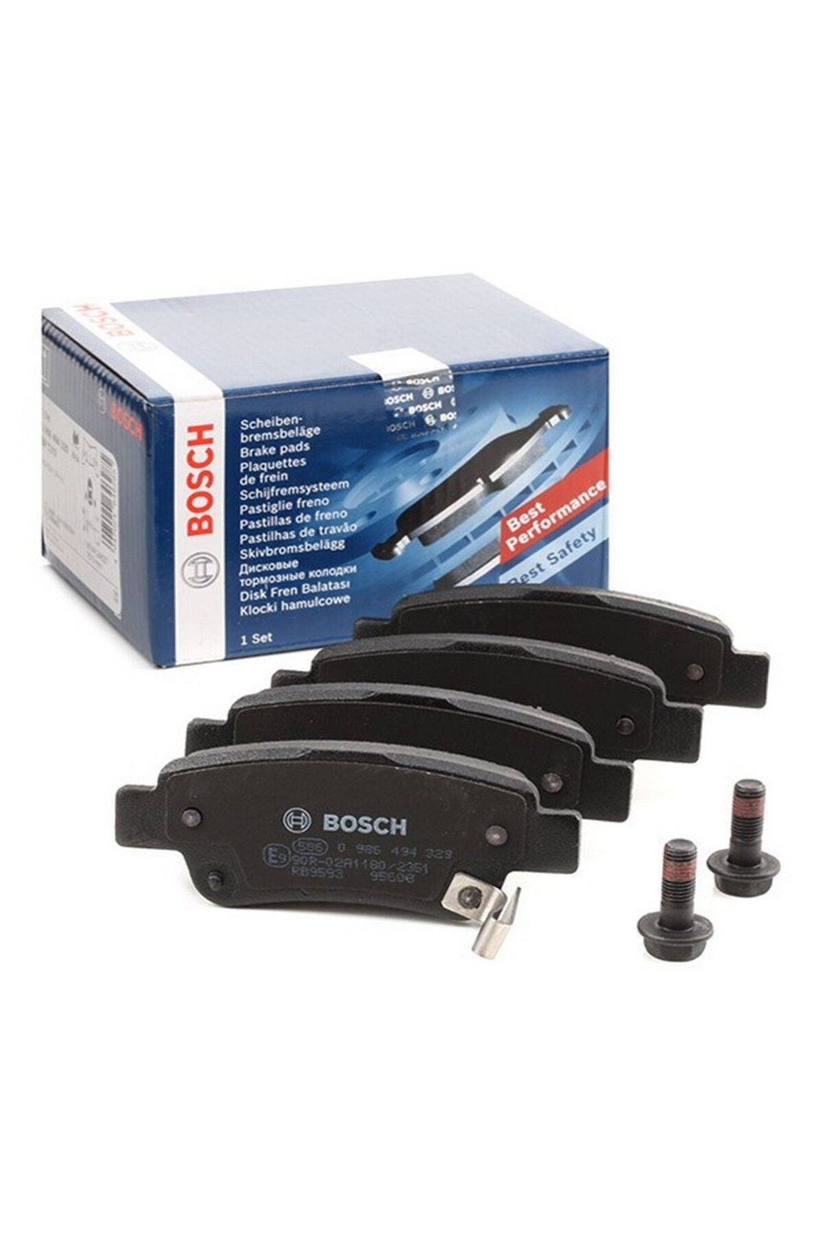 Diskli fren balatası seti; arka HONDA CR-V 2.0 i-VTEC 4WD 10/2012 - 12/2018 114 kW RE