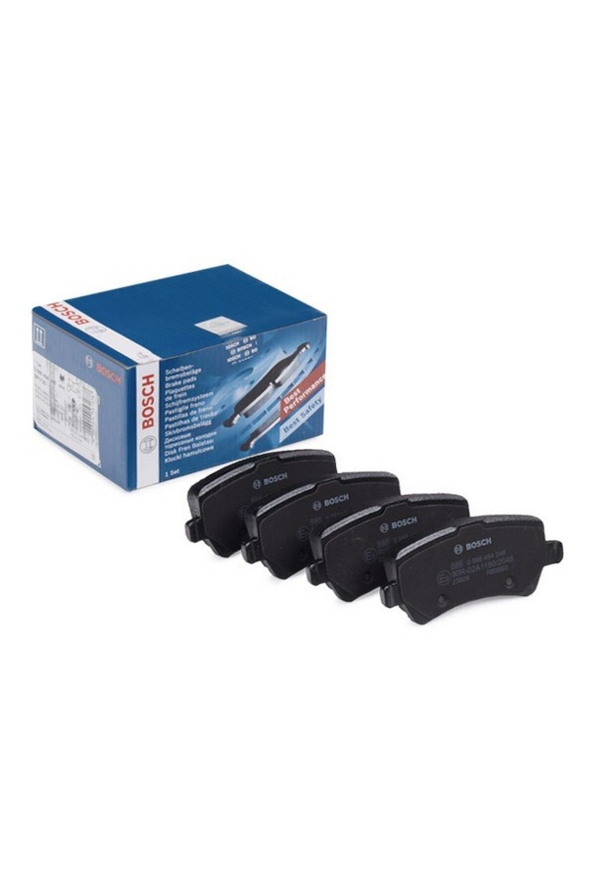 Diskli fren balatası seti; arka FORD Galaxy 2.0 TDCi 3/2010 - 12/2014 100 kW WA6
