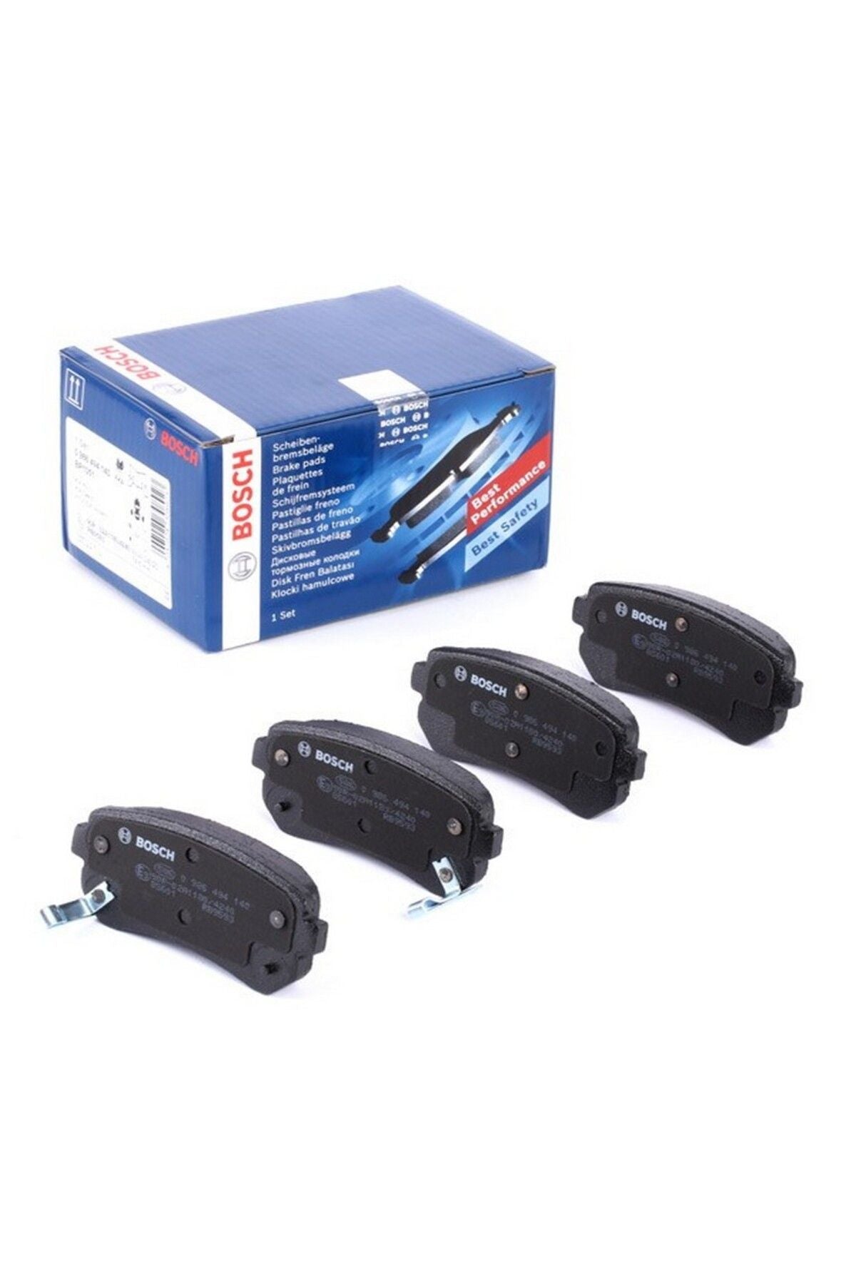 Diskli fren balatası seti; arka KIA Cee'd 1.6 11/2006 - 1/2008 90 kW ED, FF2
