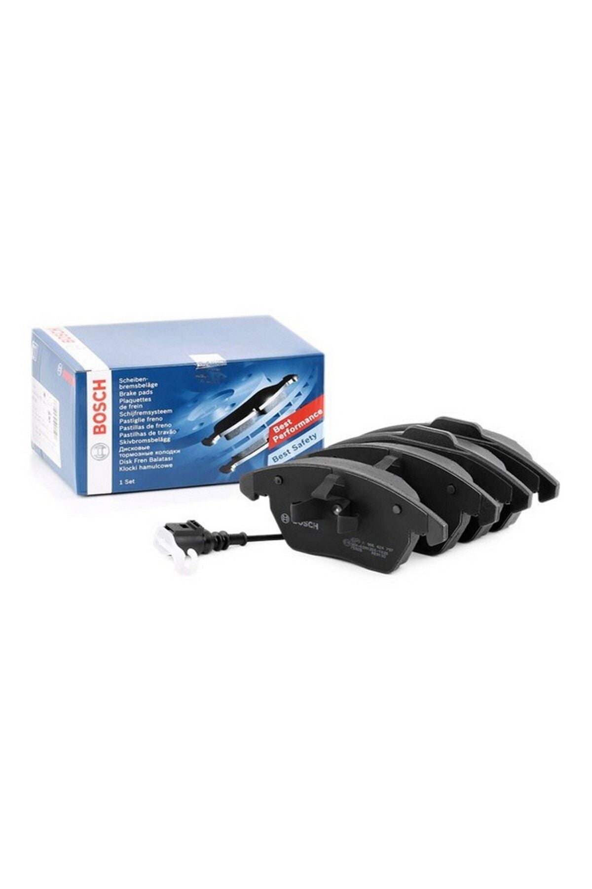 Diskli fren balatası seti; ön AUDI A3 1.8 TFSI Sportback 11/2006 - 6/2007 118 kW 8PA