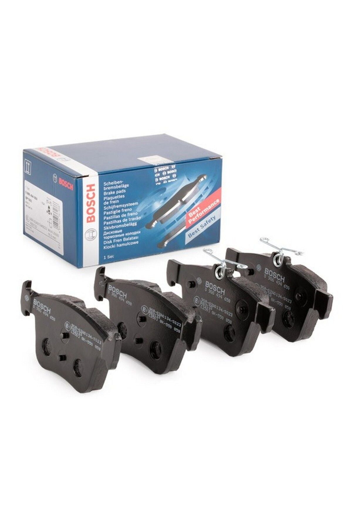 Diskli fren balatası seti; arka AUDI A3 1.8 TFSI Limousine 11/2013 - 8/2016 125 kW 8VS, 8VM