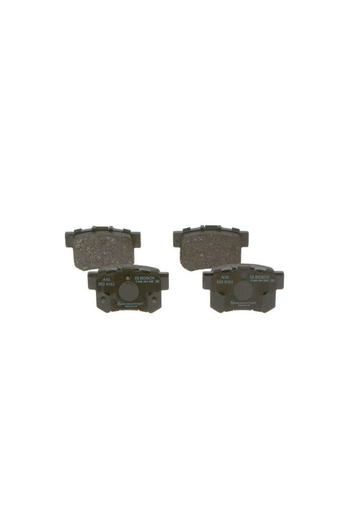 Diskli fren balatası seti; arka HONDA Civic 1.6i 16V Aerodeck 3/1999 - 12/2000 93 kW MB/MC
