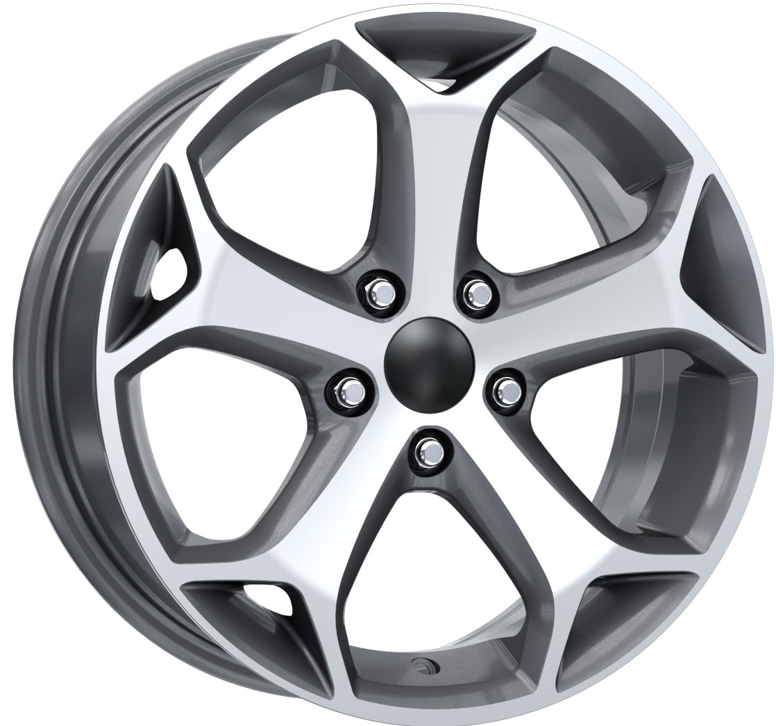 R1 Wheels 16 inç 5*108 ET40 Füme Jant Takımı (J-353)