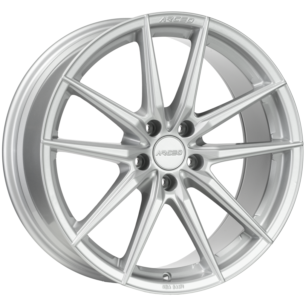 ARC-19190-K-09 8.5x19" -5x112 ET45 73.1 White Silver MONACO Jant (4 Adet)
