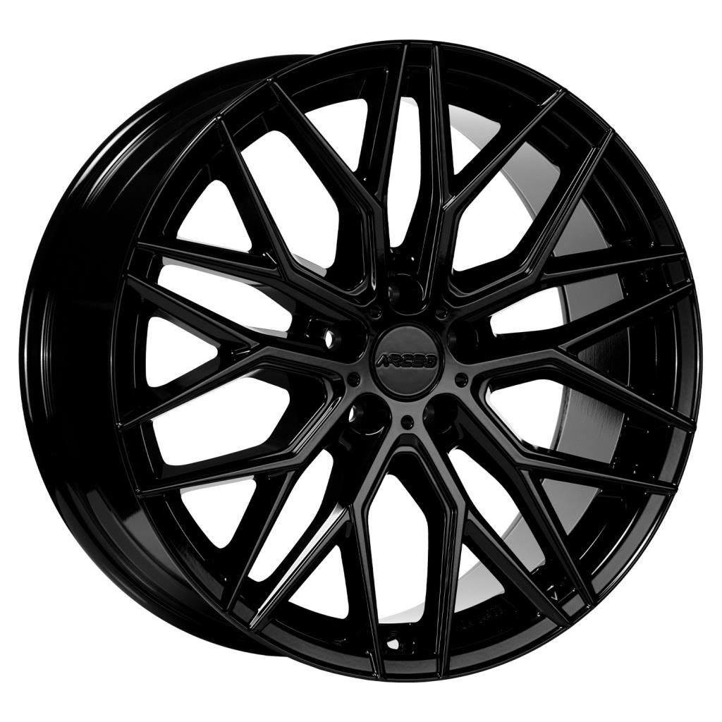 ARC-19141-K-53 8.5x19" -5x120 ET38 72.6 Glossy Black VALENCİA Jant (4 Adet)