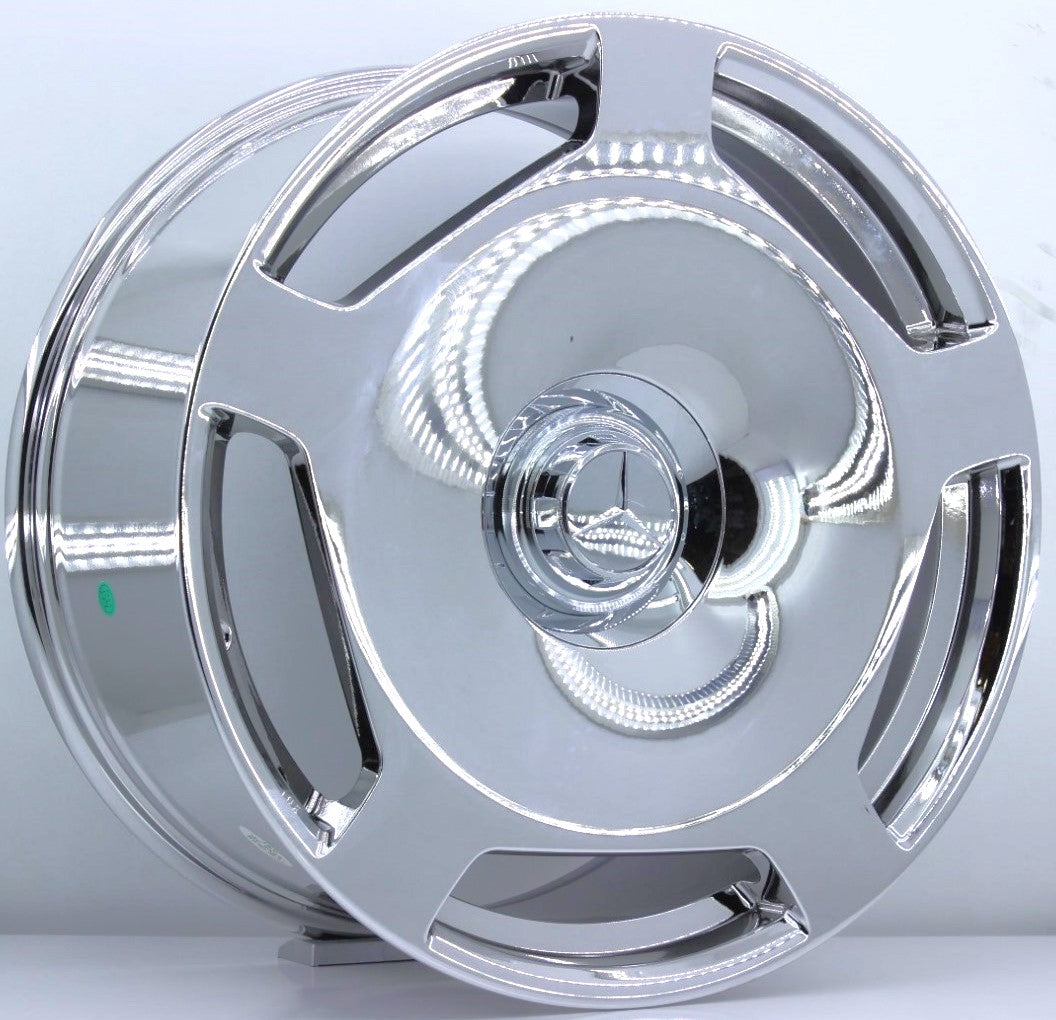 R1 Wheels 20 inç 5*112 ET35 Krom Jant Takımı (J-286)