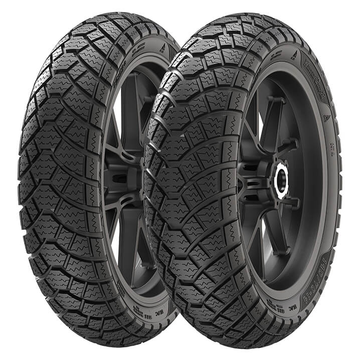 Anlas Winter Grip 2 SC-500 120/70-12 ve 120/70-12 Motosiklet Ön-Arka Takım Lastiği