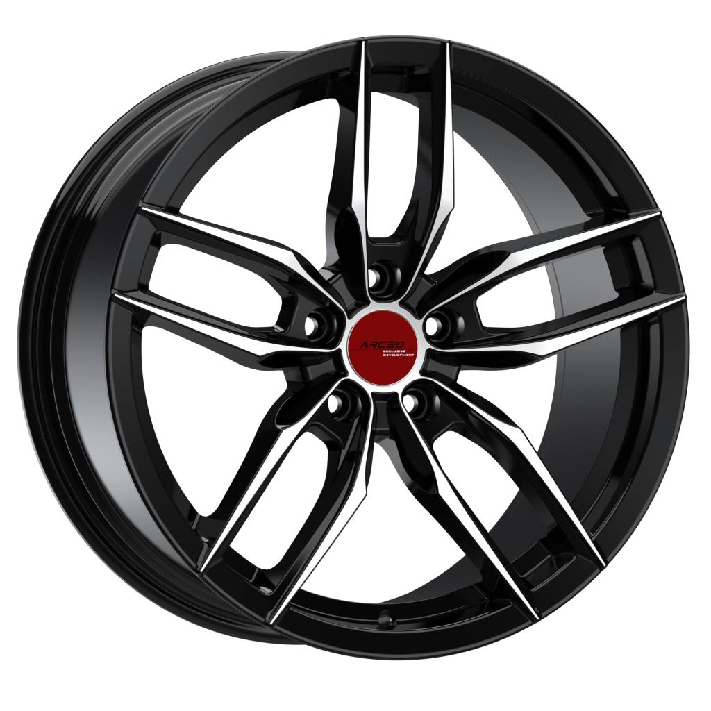 ARC-18126-1-43 8.0x18"-5x120 ET34 72.6 Black Diamond Jant (4 Adet)