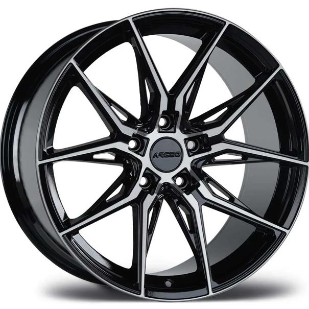 ARC-18177-20 8.0x18" -5x120 ET35 72.6 Black Diamond MARSEILLE Jant (4 Adet)
