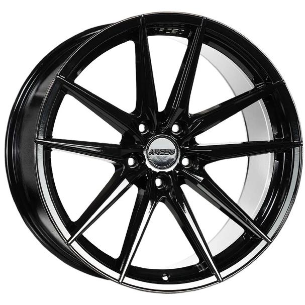 ARC-18190-01 8.0x18" -5x105 ET33 73.1 Glossy Black MONACO Jant (4 Adet)