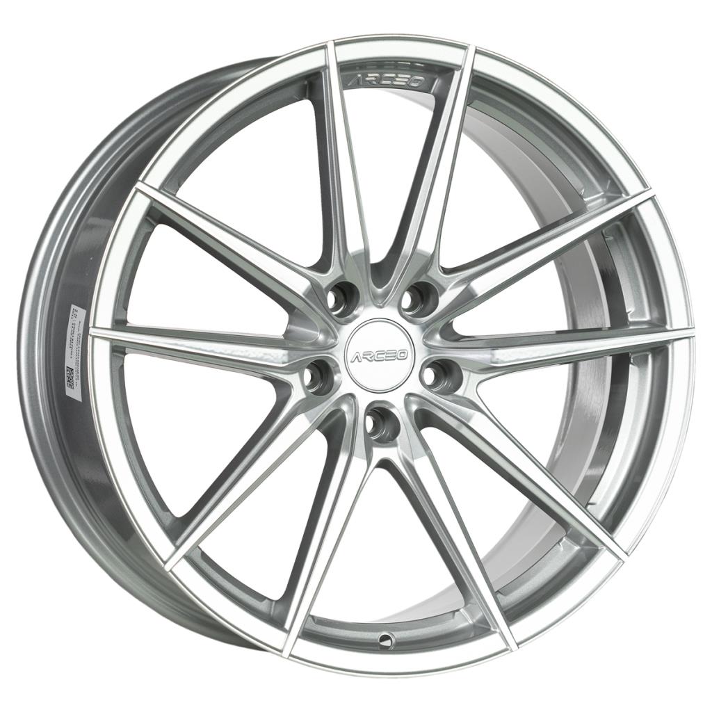 ARC-18190-56 9.0x18" -5x112 ET40 73.1 Silver Diamond MONACO Jant (4 Adet)