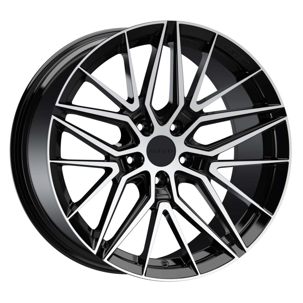 ARC-18193-06 8.0x18"-5x108 ET35 73.1 Black Diamond Jant (4 Adet)