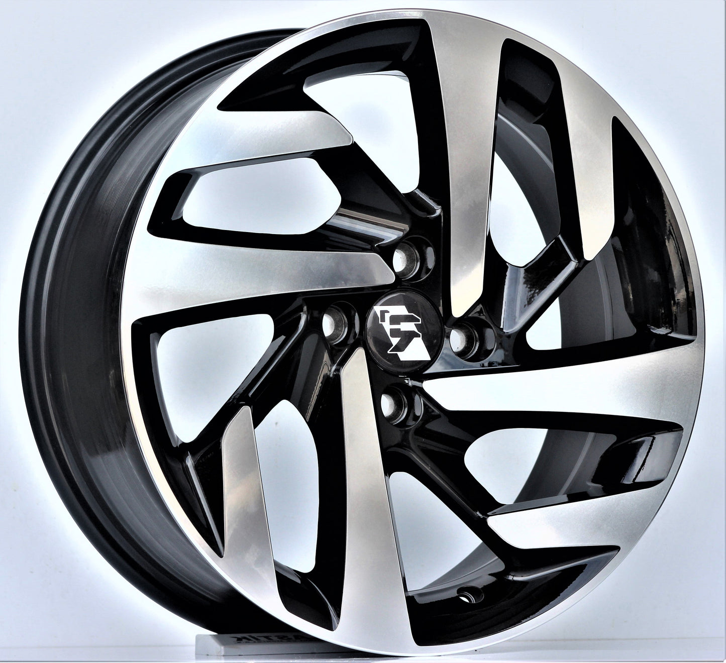 R1 Wheels 16 inç 4*100 ET35 Parlak Siyah Jant Takımı (J-245)