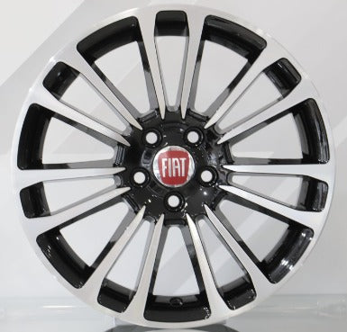 R1 Wheels 16 inç 5*98 ET39 Parlak Siyah Jant Takımı (J-319)