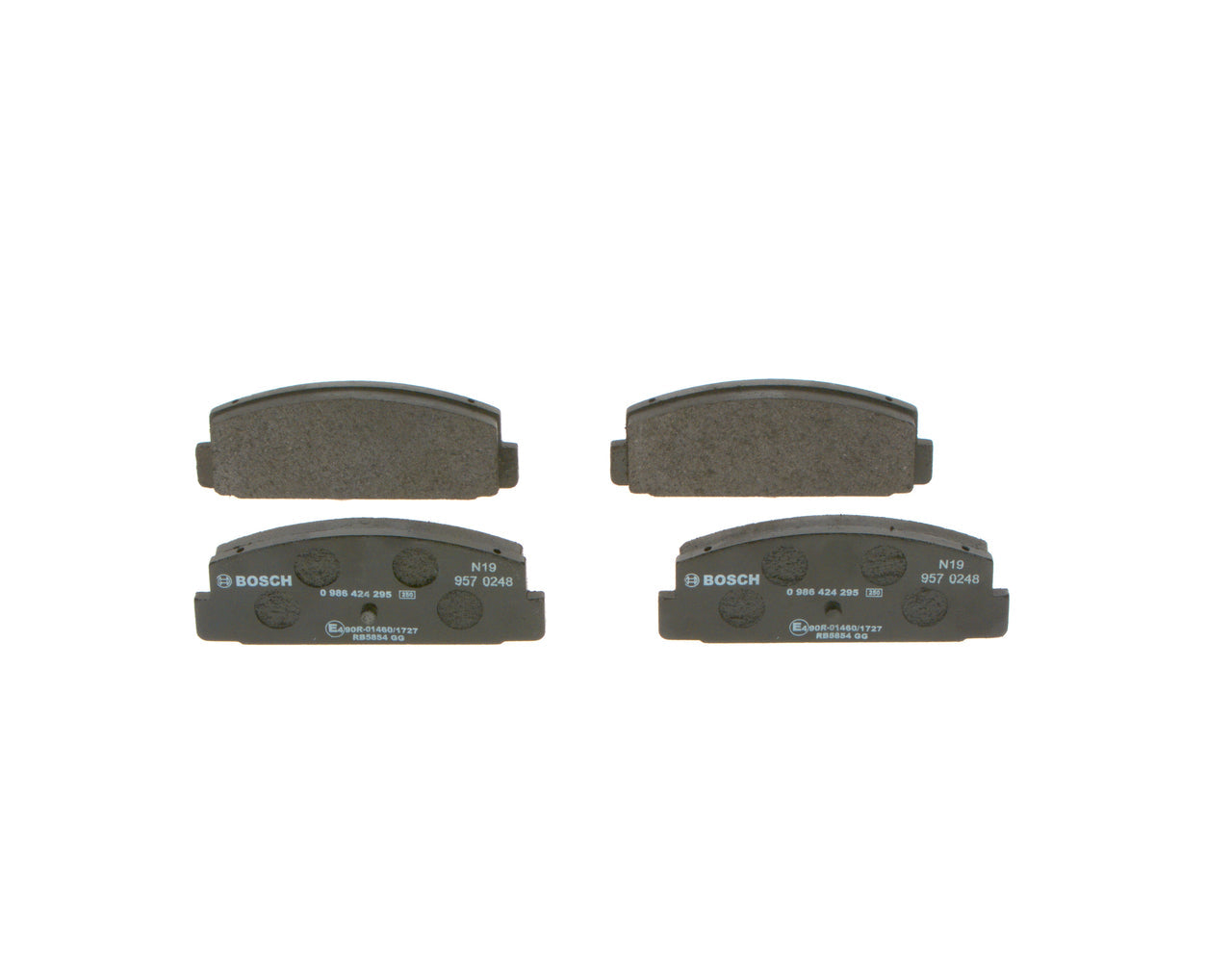 Mazda 626 2.0 16v hatchback 11/1997 - 8/1999 85 kW Diskli fren balatası seti; arka