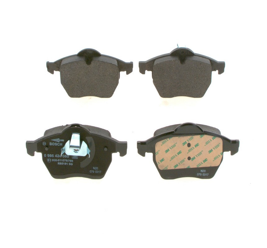 Opel Vectra 1.8 i 16 v 9/2000 - 9/2003 92 kW Diskli fren balatası seti; ön