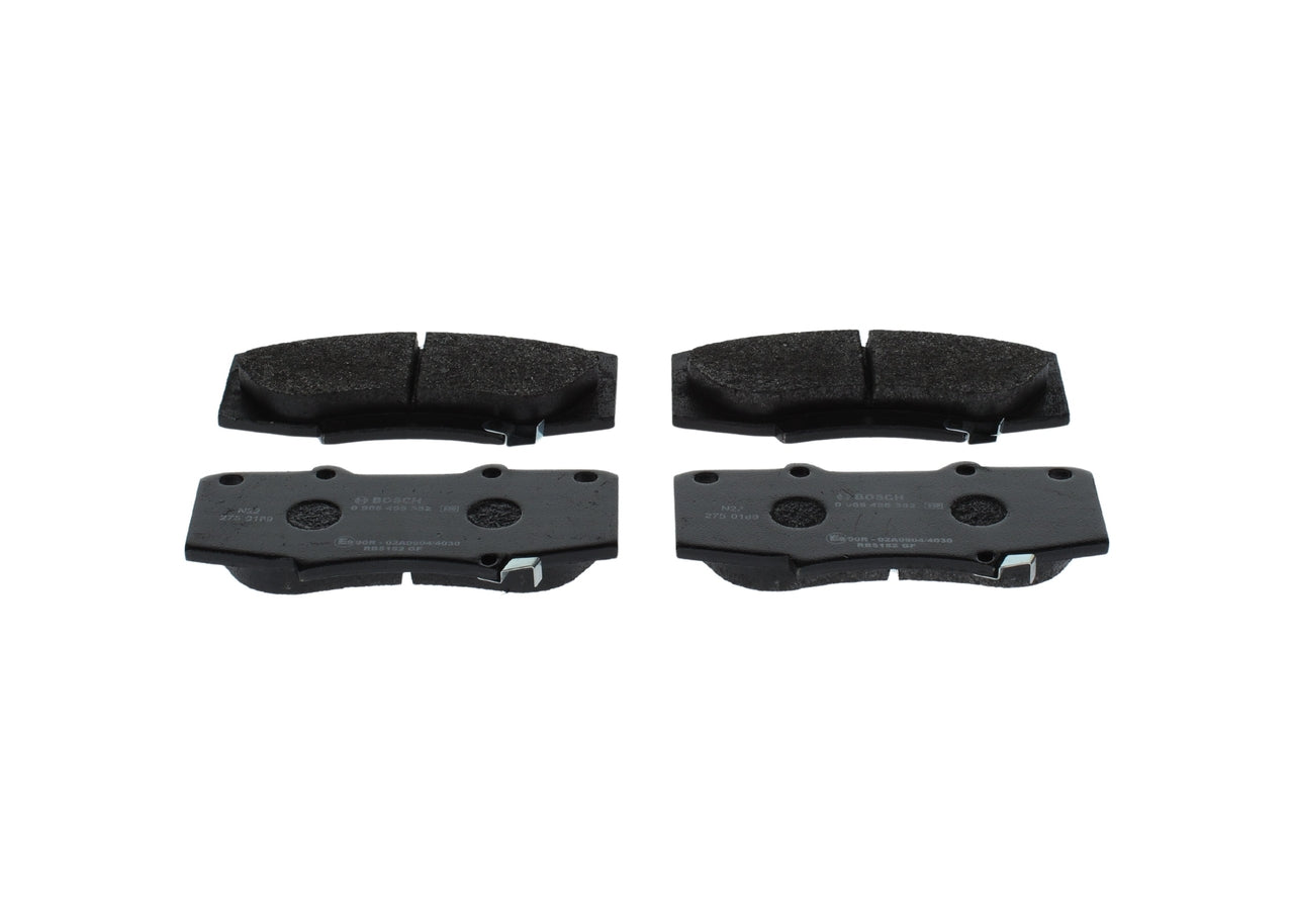 Toyota Hilux 3.0 diesel turbo 4x4 3/2005 - 9/2015 120 kW Diskli fren balatası seti; ön