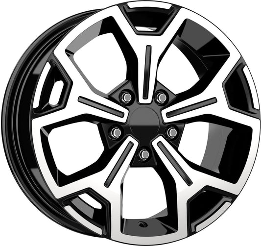 R1 Wheels 16 inç 5*114.3 ET40 Parlak Siyah Jant Takımı (J-328)