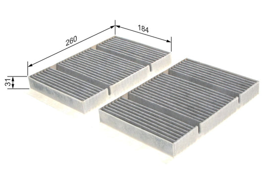 Mercedes-Benz S Serisi s 450 4/2017 - 7/2020 270 kW Karbonlu Polen Filtresi