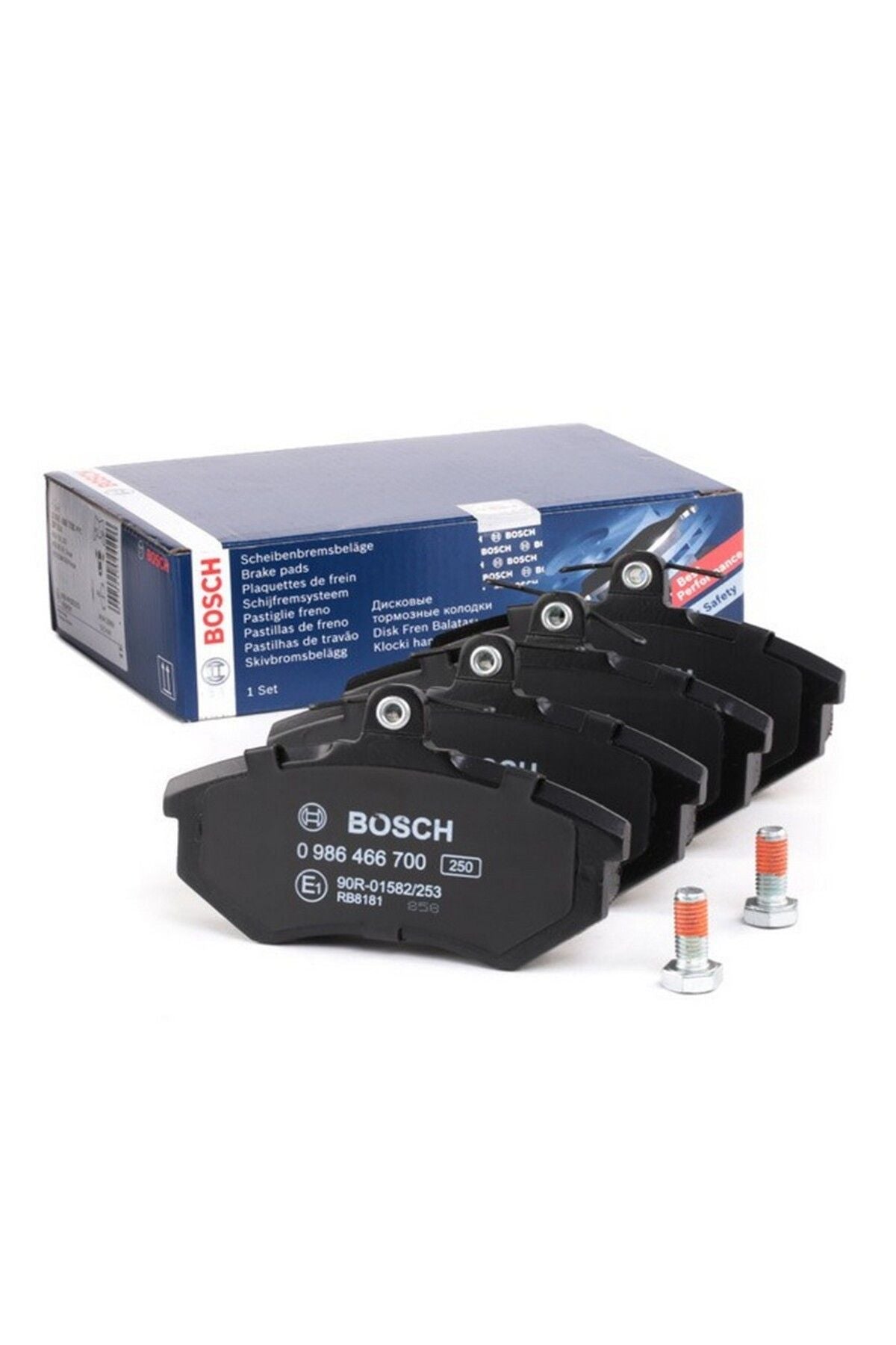 Diskli fren balatası seti; ön AUDI 80 1.9 TDI Avant 7/1992 - 7/1995 66 kW 8C5, B4