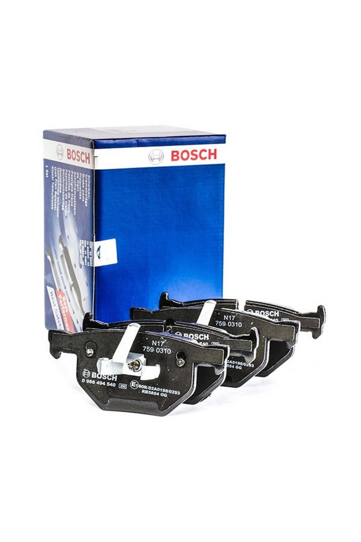 Diskli fren balatası seti; arka BMW 330 xd Touring 9/2005 - 8/2008 170 kW E 91