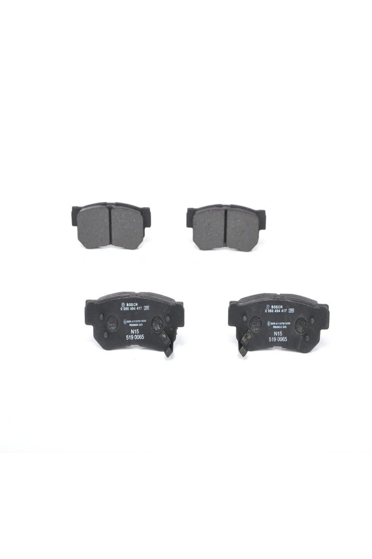 Diskli fren balatası seti; arka HYUNDAI Santa Fe 2.0 CRDi 6/2000 - 8/2003 83 kW SM