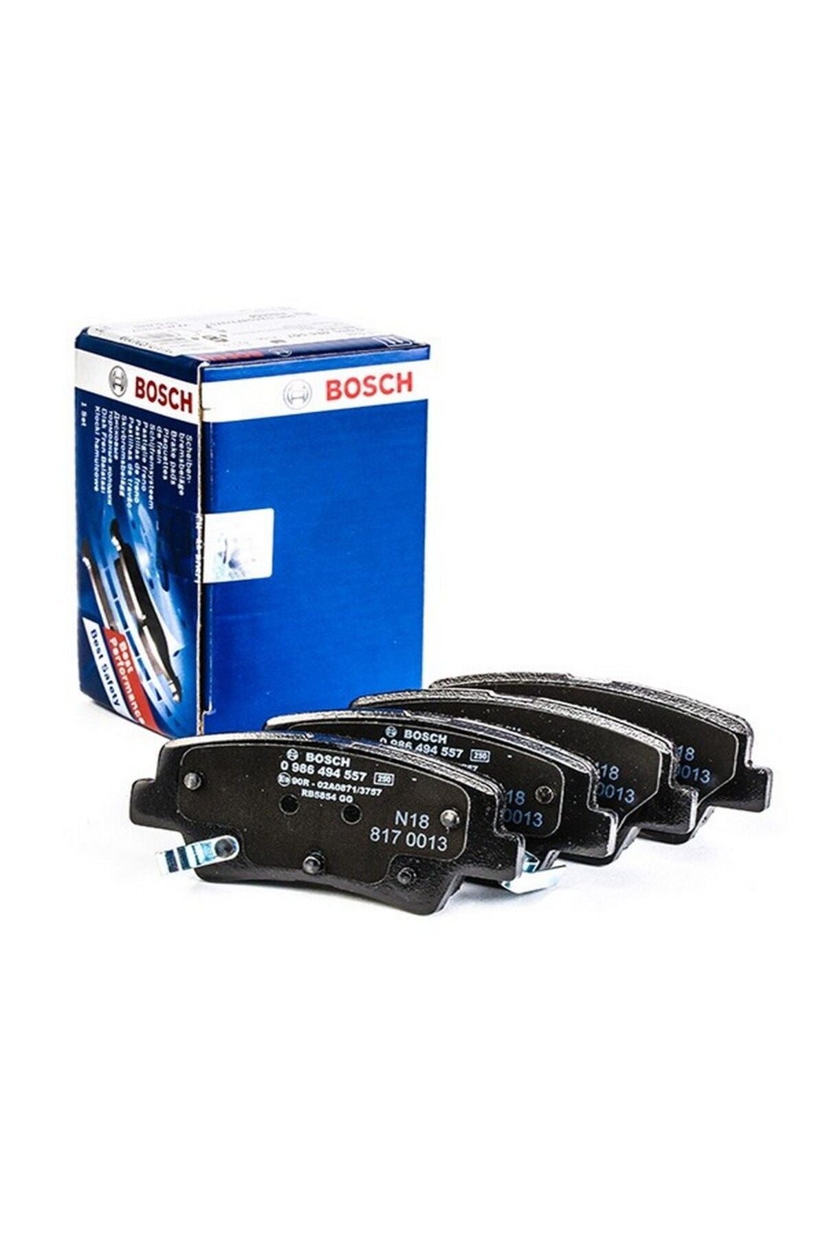 Diskli fren balatası seti; arka KIA Rio 1.6 Sedan 7/2017 - Devam ediyor 90 kW FB