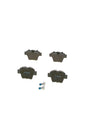 Diskli fren balatası seti; arka CITROEN C4 Hatch 2.0 16V Flex 2/2009 - 12/2013 103.0 - 109.0 kW