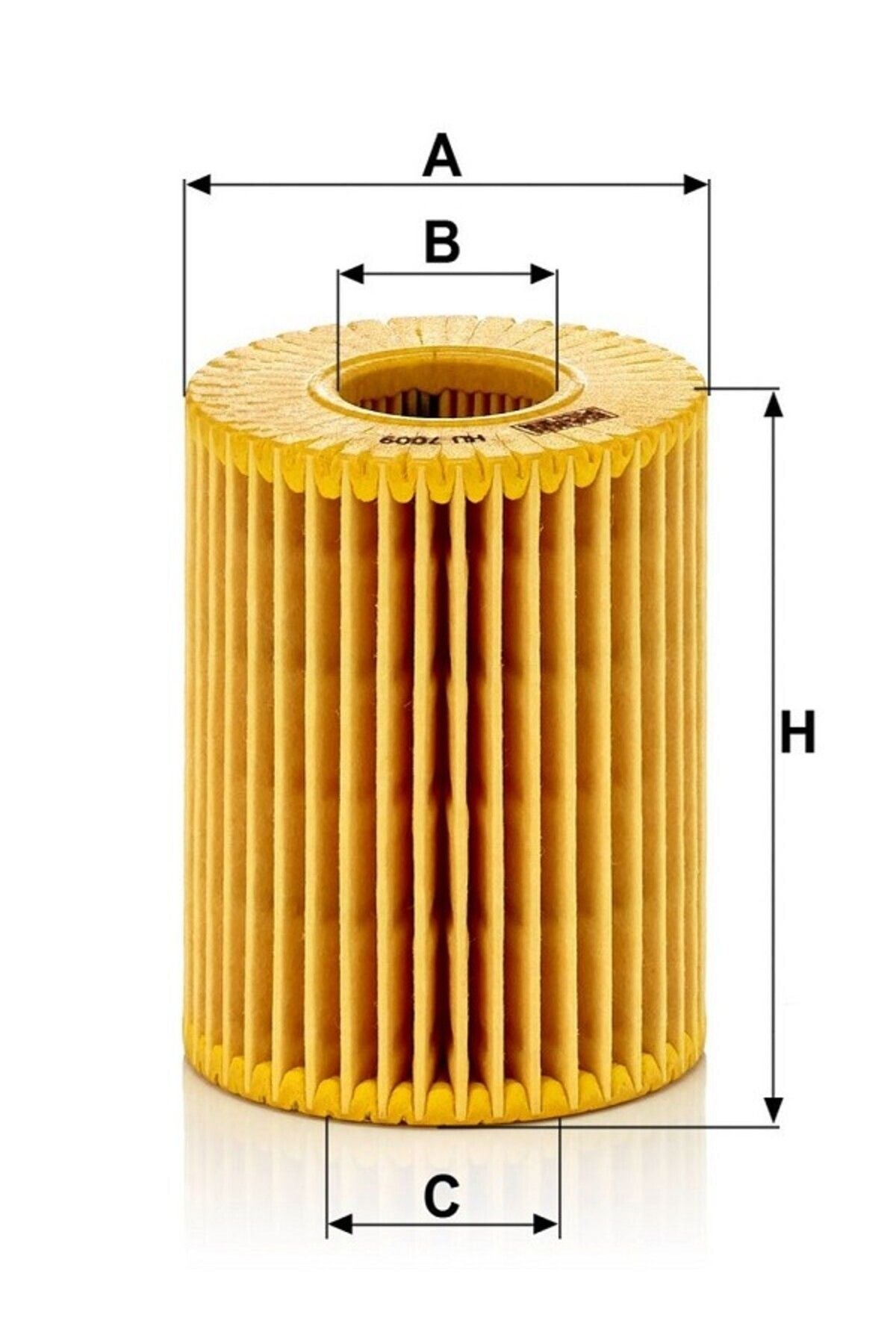 YAĞ FİLTRESİ TOYOTA Corolla 1.4 D-4D - kw 66 - 90 hp (1ND-TV - 1364 ccm - 01/2009 SONRASI