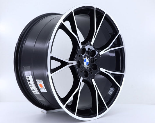 R1 Wheels 19 inç 5*112 ET30 Siyah Jant Takımı (J-206)