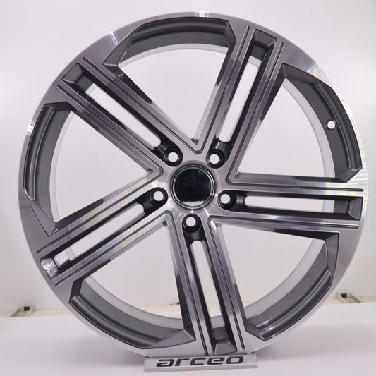 R1 Wheels 19 inç 5*112 ET30 Füme Jant Takımı (J-225)