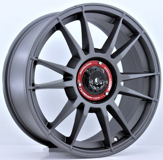 R1 Wheels 18 inç 5*108 ET40 Mat Füme Jant Takımı (J-352)