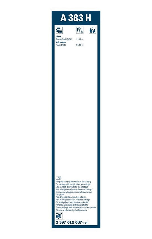 Vw (Volkswagen) Tiguan 2.0 Tdı 4Motion Aerotwin Silecek, Arka 1/2016 - 7/2020 110 Kw Ad1 Dfga