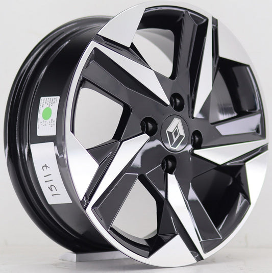R1 Wheels 16 inç 5*114.3 ET40 Siyah Jant Takımı (J-345)