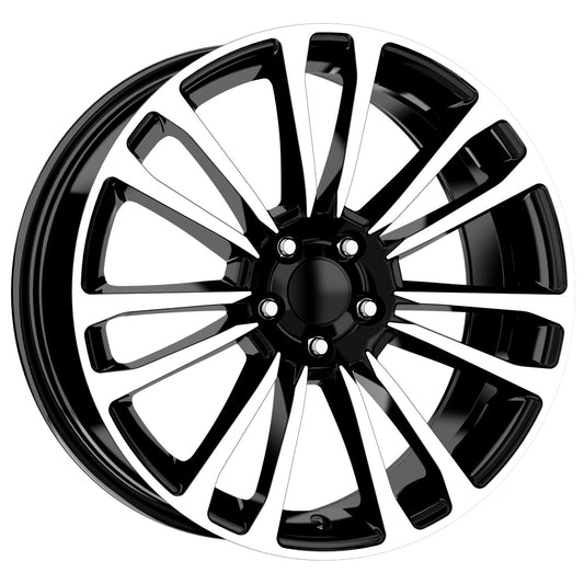 R1 Wheels 15 inç 5*98 ET35 Parlak Siyah Jant Takımı (J-282)