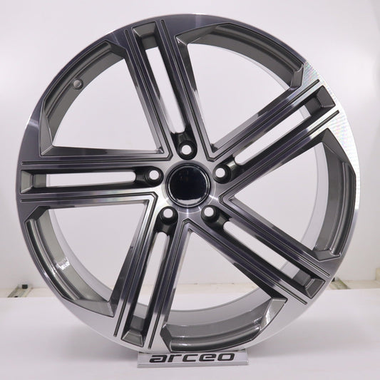 R1 Wheels 19 inç 5*112 ET30 Füme Jant Takımı (J-197)
