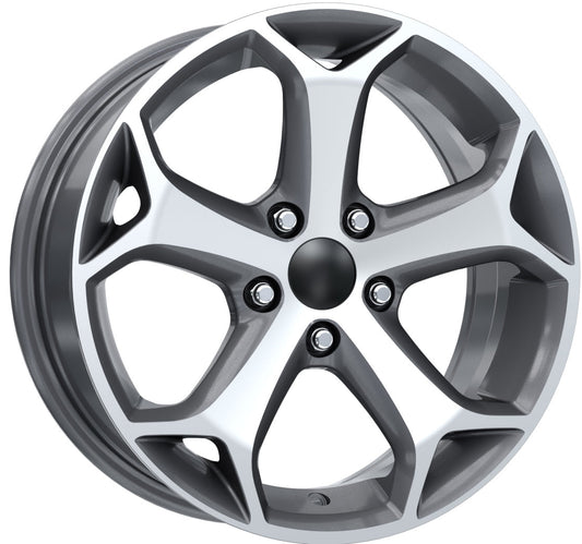 R1 Wheels 16 inç 5*108 ET40 Füme Jant Takımı (J-353)
