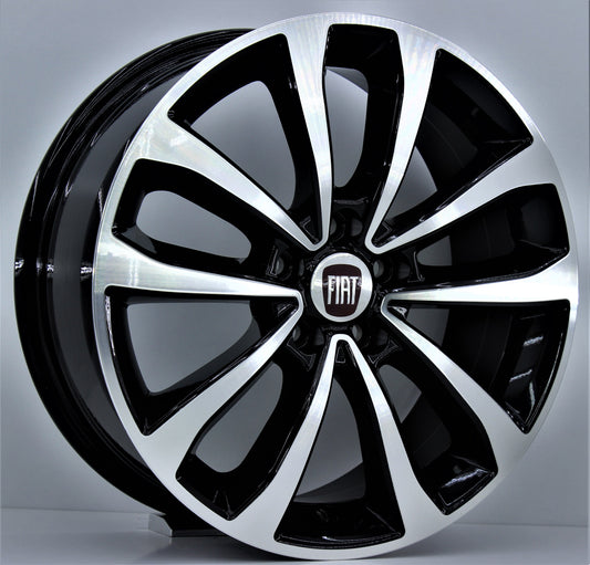 R1 Wheels 16 inç 5*98 ET39 Siyah Jant Takımı (J-283)