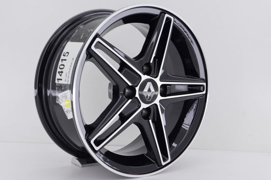R1 Wheels 14 inç 4*100 ET30 Siyah Jant Takımı (J-265)