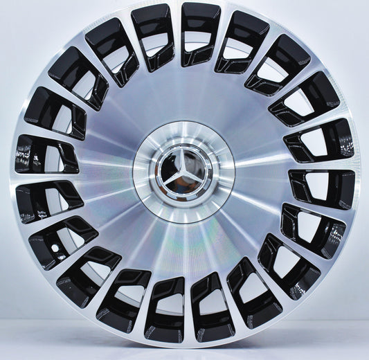 R1 Wheels 20 inç 5*112 ET35 Siyah Jant Takımı (J-189)