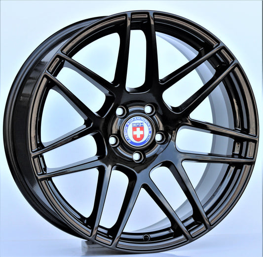R1 Wheels 19 inç 5*112 ET38 Siyah Jant Takımı (J-195)