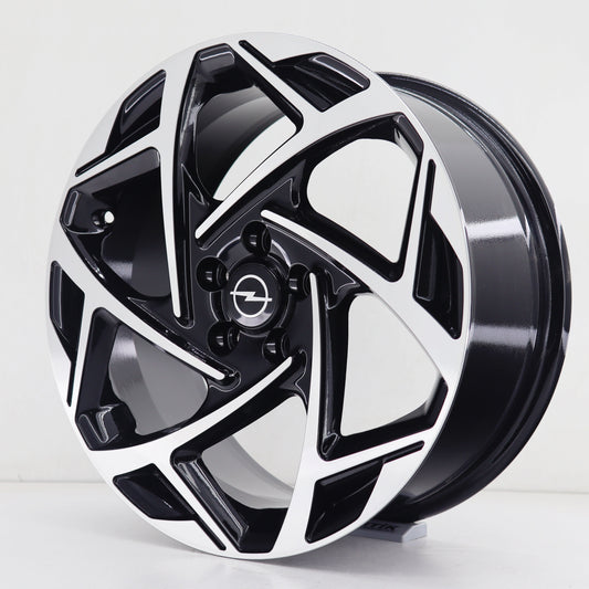 R1 Wheels 17 inç 5*105 ET35 Siyah Jant Takımı (J-278)