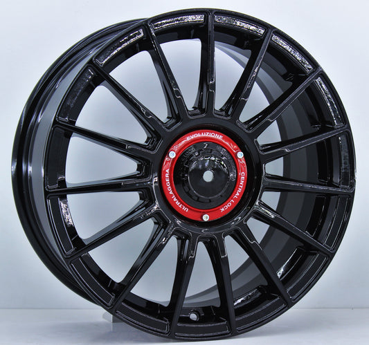 R1 Wheels 16 inç 5*114.3 ET35 Siyah Jant Takımı (J-187)
