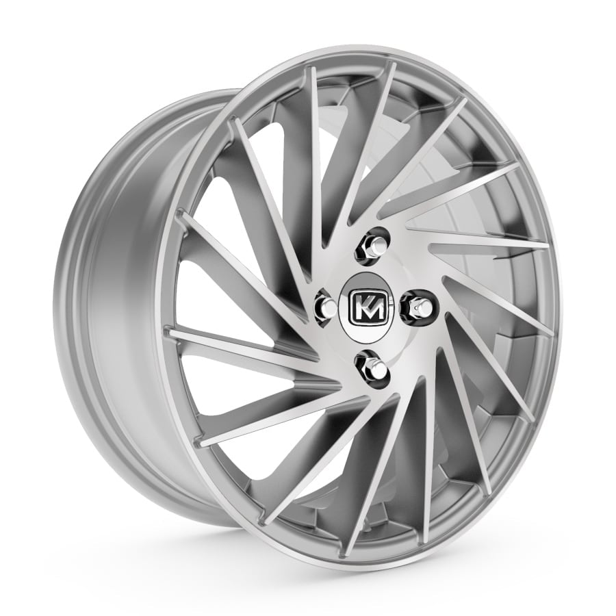 R1 Wheels 15 inç 4*100 ET34 Metalik Gri Jant Takımı (J-387)
