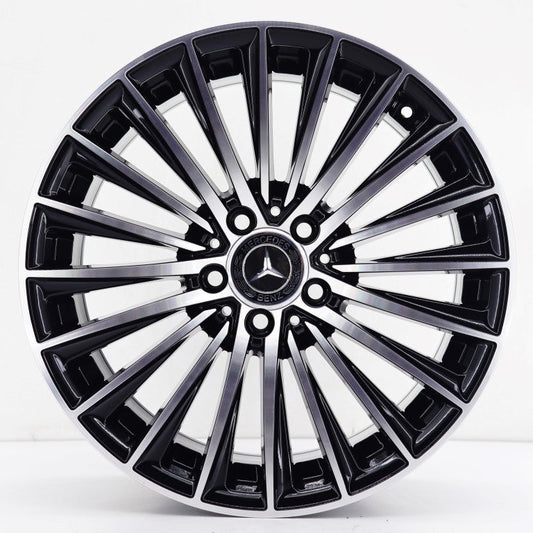 R1 Wheels 18 inç 5*112 ET43 Parlak Siyah Jant Takımı (J-277)