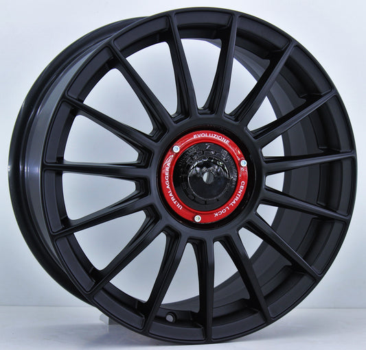 R1 Wheels 17 inç 4*108 ET20 Mat Siyah Jant Takımı (J-349)